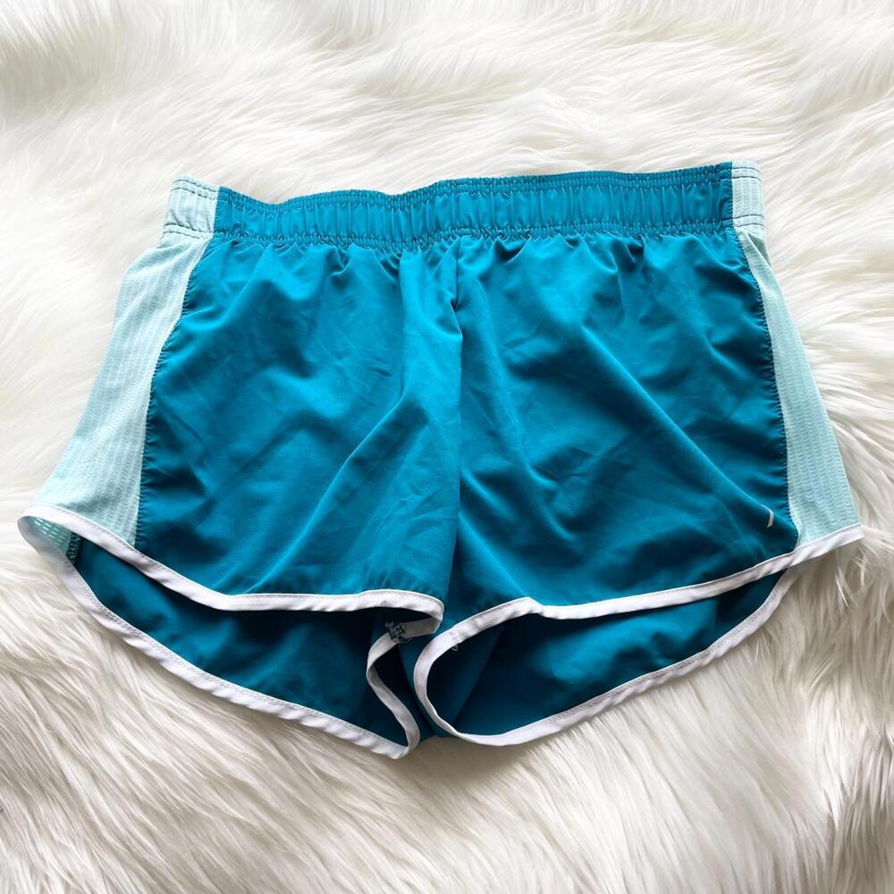 Head Sports Blue Colorblock Workout Athletic Track Running Shorts Women's Medium